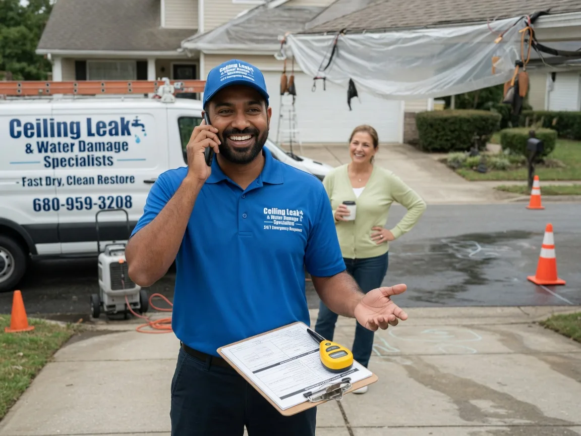 Ceiling Leak Cleanup Sparta, IL FAQs